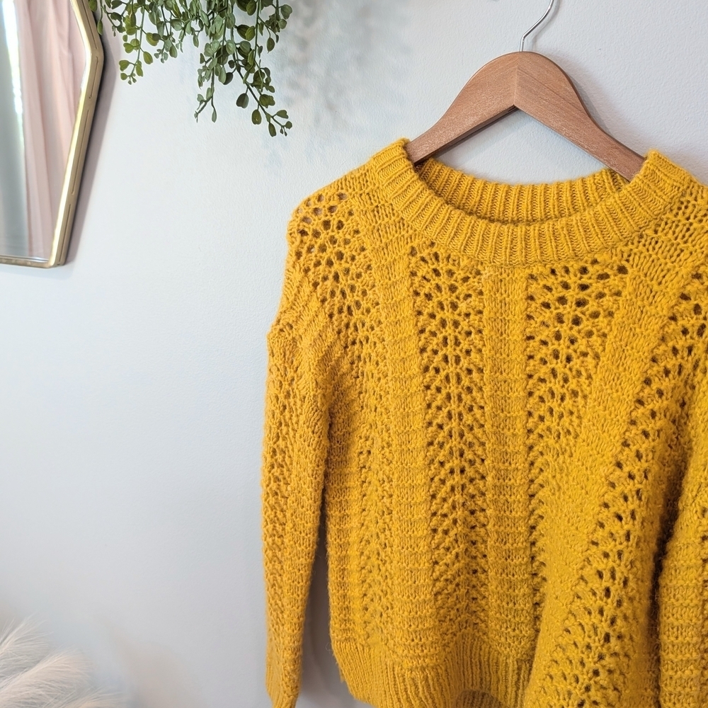 Madewell Women's Mustard Sweater Size Xxs - Picture 3 of 9